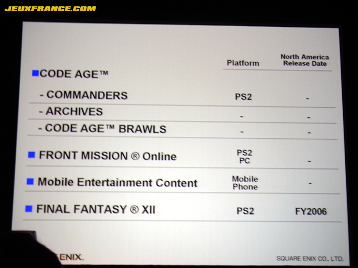 Vidéo Conférence Square Enix