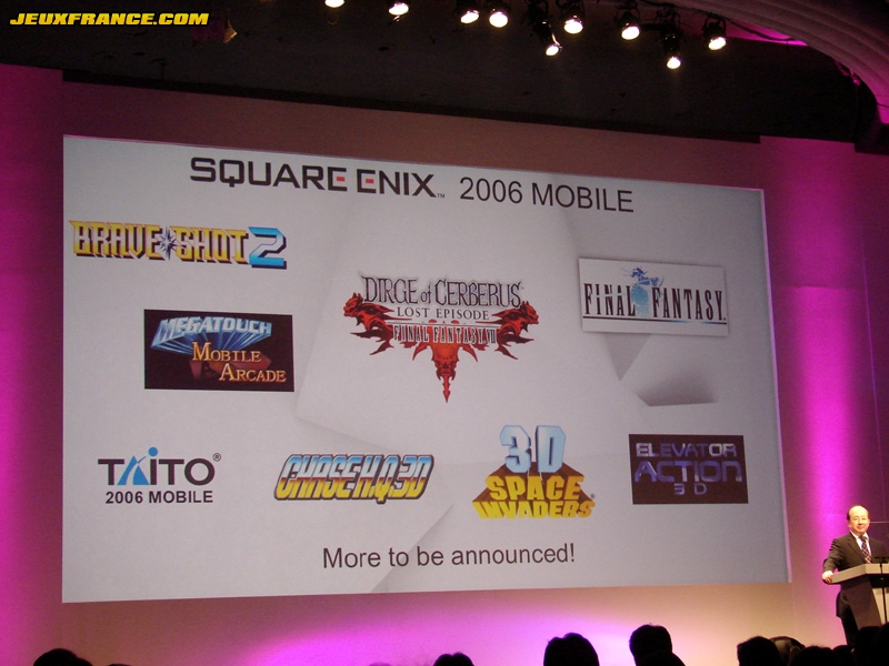 Square Enix, conférence en live