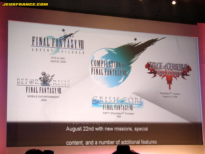 Square Enix, conférence en live