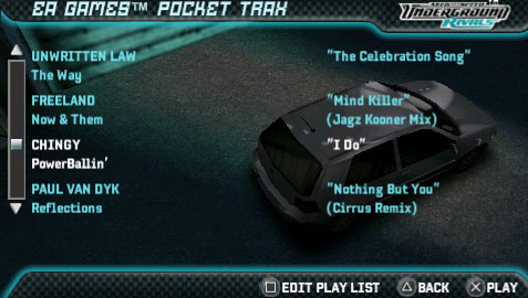 NFSU Rivals : Images du mode Wi-Fi