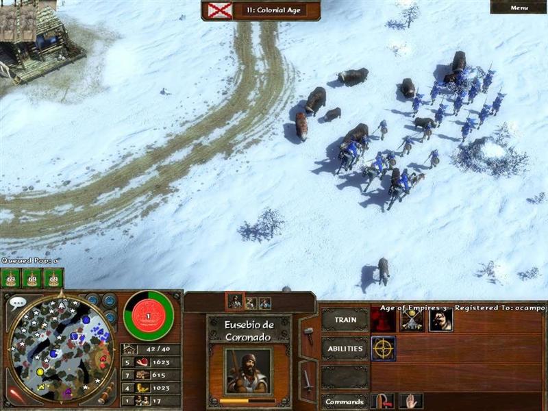 Age of Empires III s'affiche