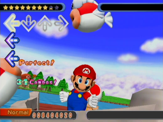 DDR : Mario Mix danse sur GameCube