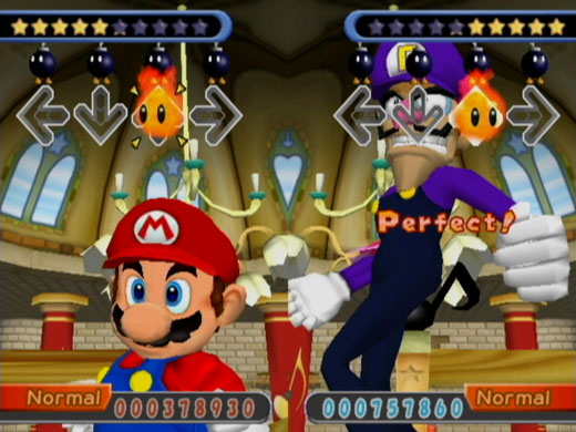 DDR : Mario Mix danse sur GameCube