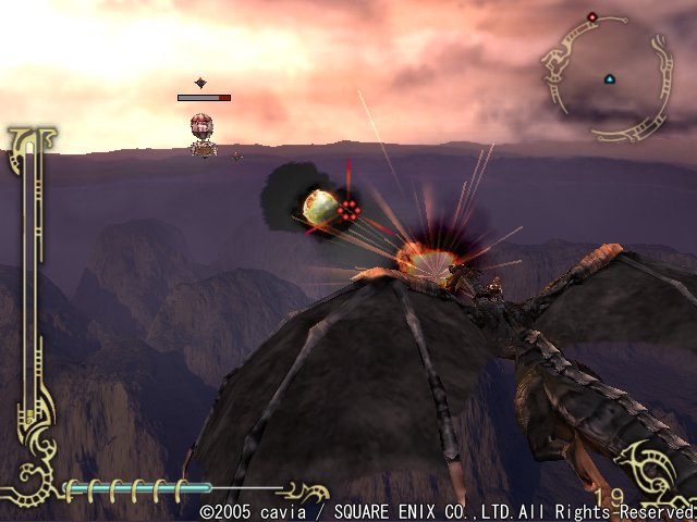 Drakengard 2 sur le dos d'un dragon