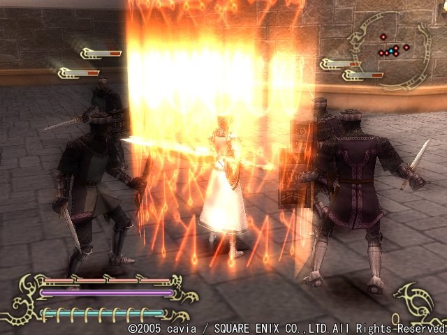 Drakengard 2 sur le dos d'un dragon