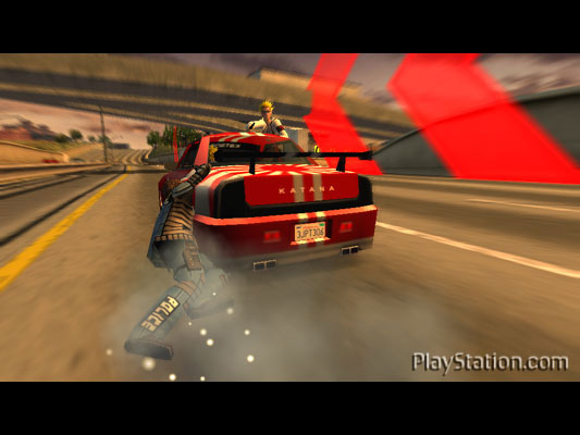 Pursuit Force roule en images