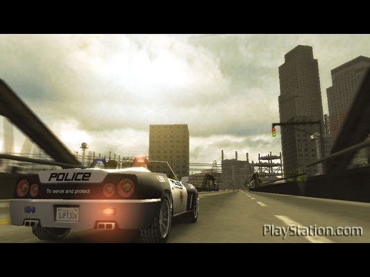 Pursuit Force roule en images
