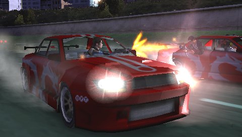 Pursuit Force en action