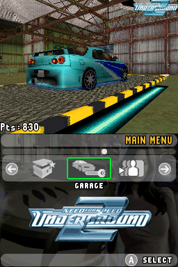 Des images pour NFS Underground DS
