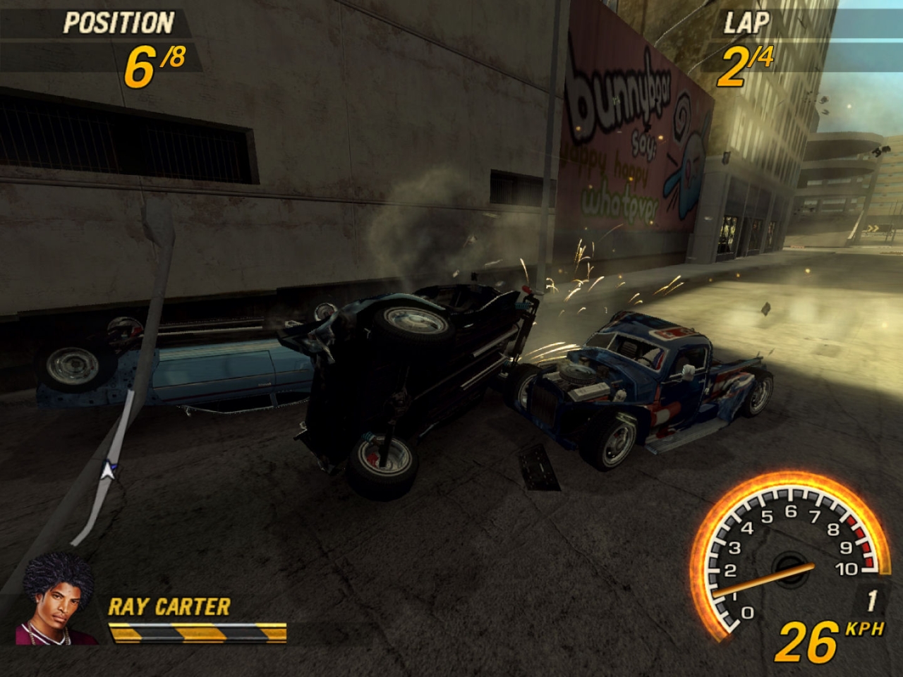 FlatOut 2 dérape en images