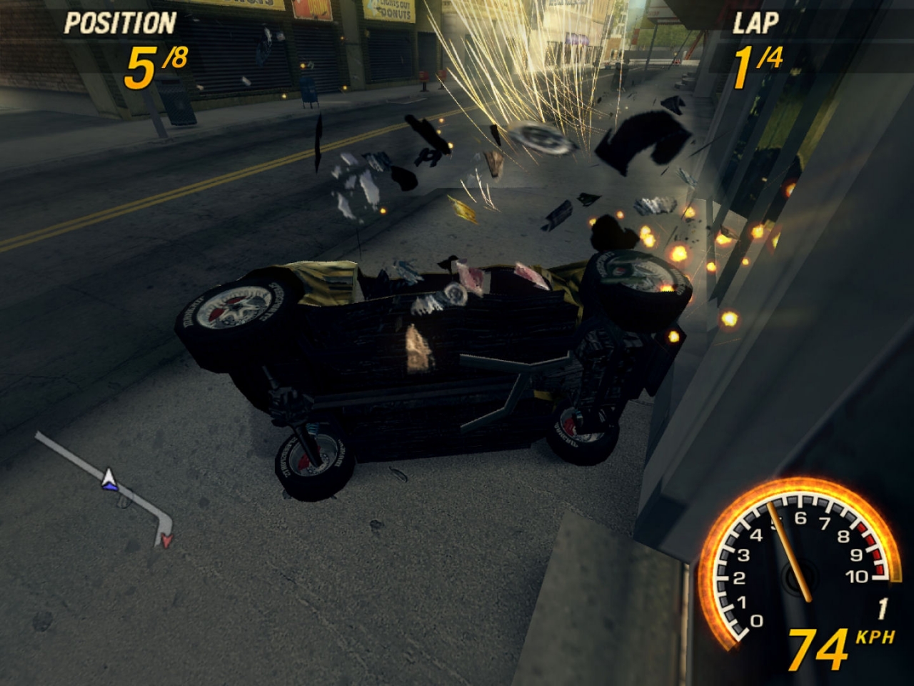 FlatOut 2 dérape en images