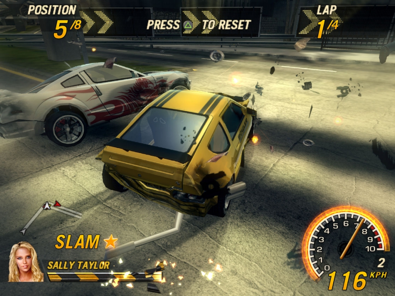 FlatOut 2 dérape en images