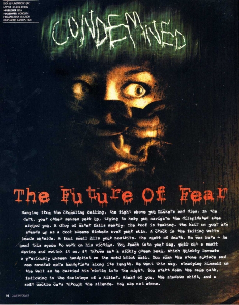 Condemned : Premières images