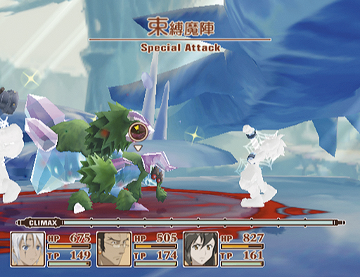 Tales of Legendia en plein combat