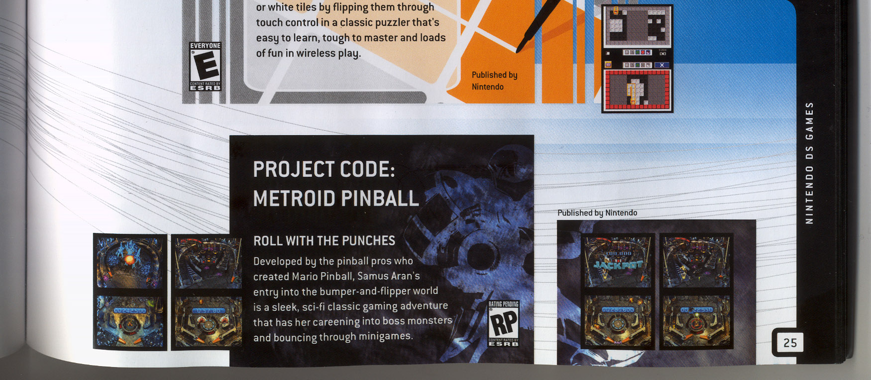 Metroid Pinball DS en images