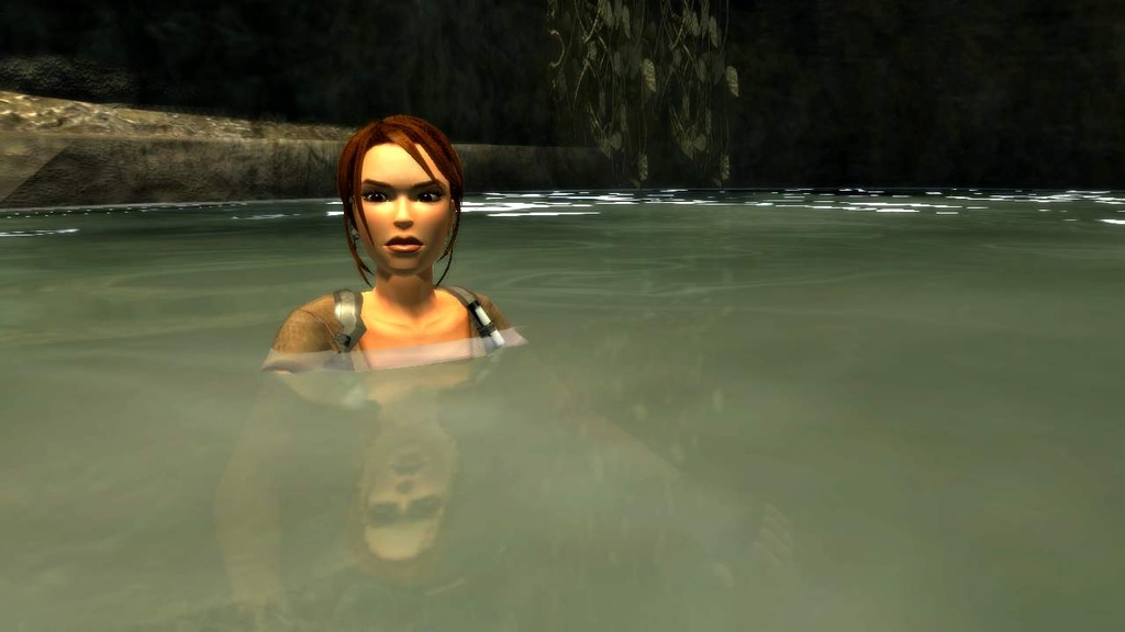 Lara Croft prend la température