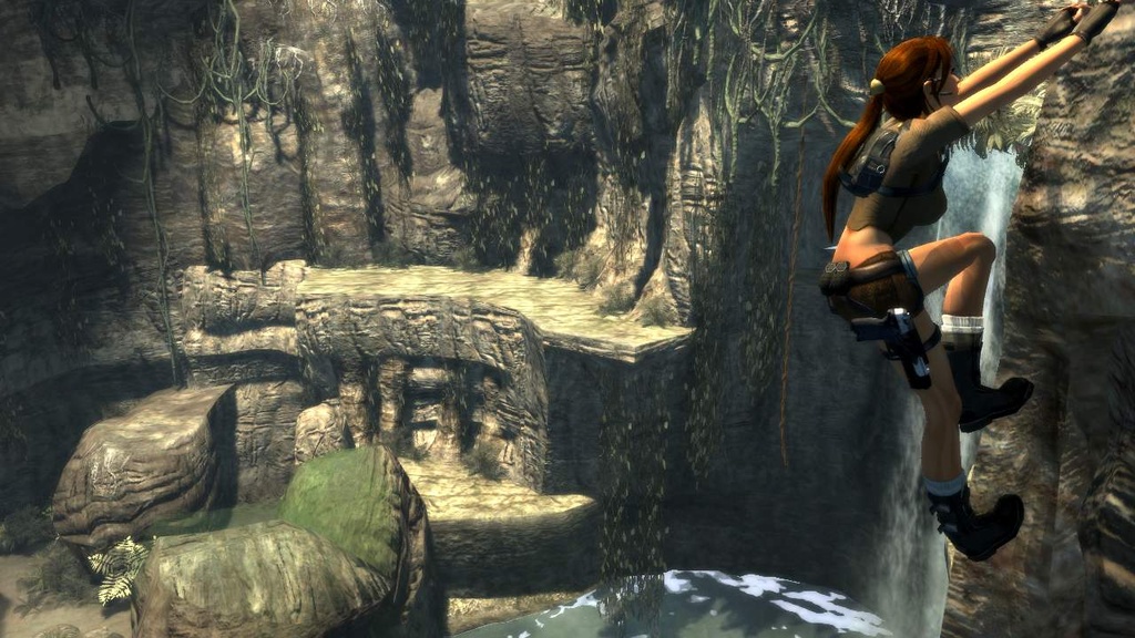 Lara Croft prend la température