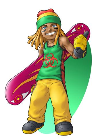 Snowboard kids en images