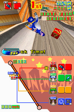 Snowboard Kids DS s'envole en image