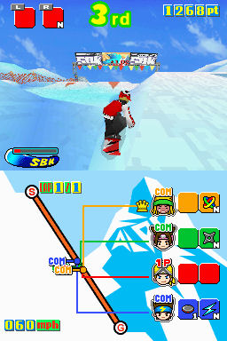 Snowboard Kids DS s'envole en image