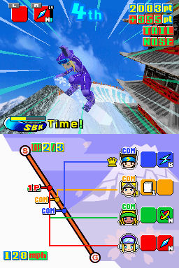 Snowboard Kids DS s'envole en image