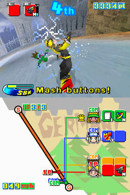 Snowboard Kids DS s'envole en image