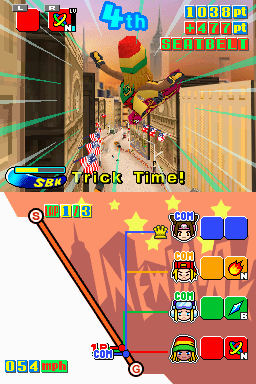 Snowboard Kids DS s'envole en image