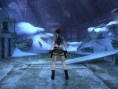 Lara Croft se pavane