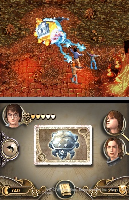HP et la Coupe de feu imagé sur NDS