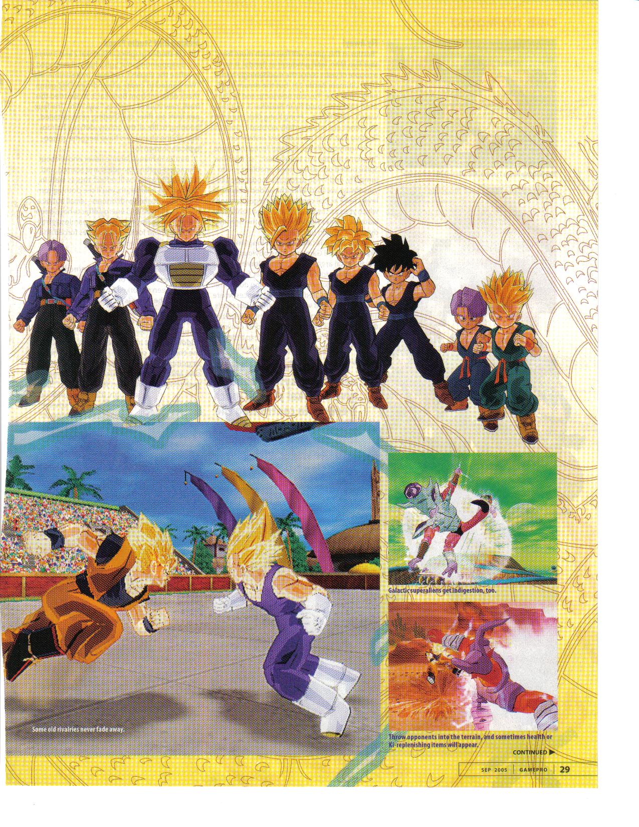 Nouveaux scans Budokai Tenkaichi