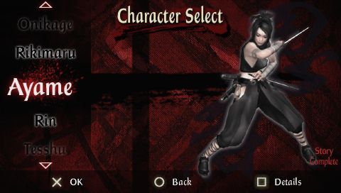 Tenchu en approche sur PSP