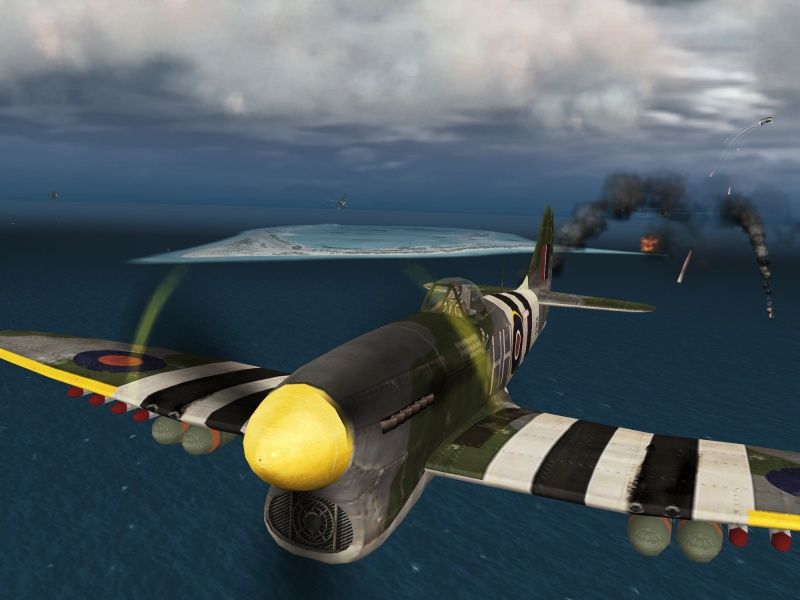 Heroes of the Pacific dans les airs
