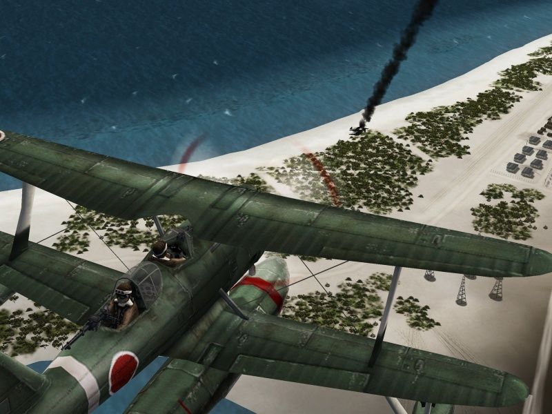 Heroes of the Pacific dans les airs