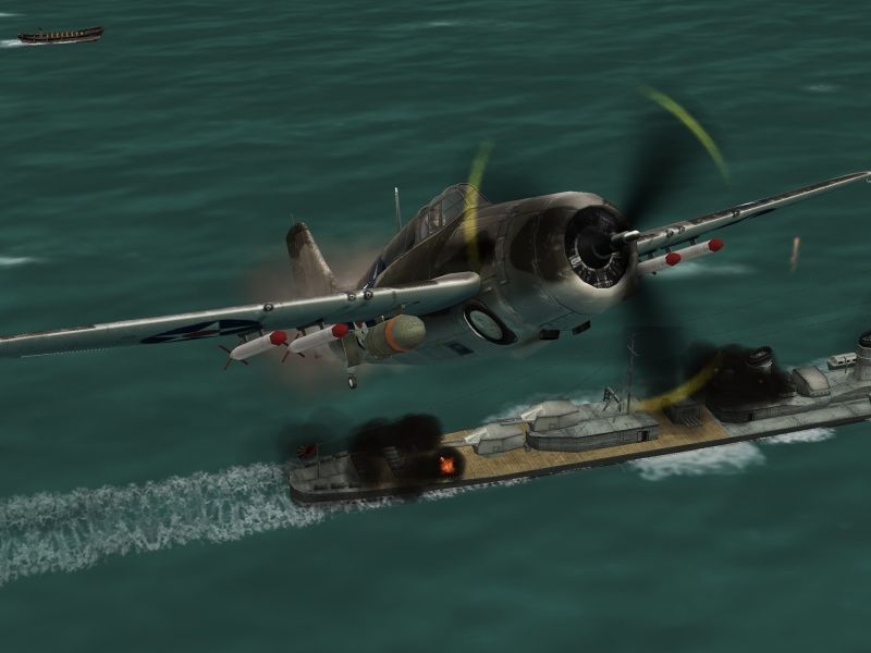 Heroes of the Pacific dans les airs