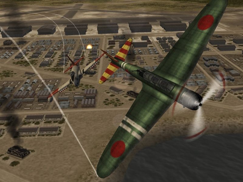 Heroes of the Pacific dans les airs