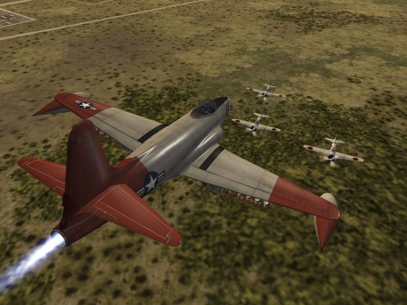 Heroes of the Pacific dans les airs