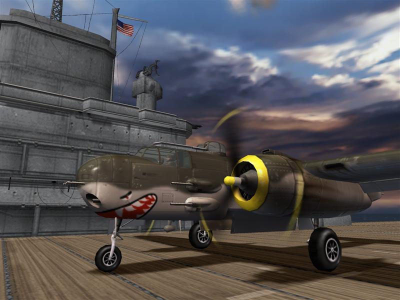 Heroes of the Pacific dans les airs