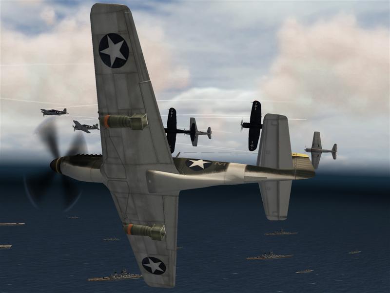 Heroes of the Pacific dans les airs