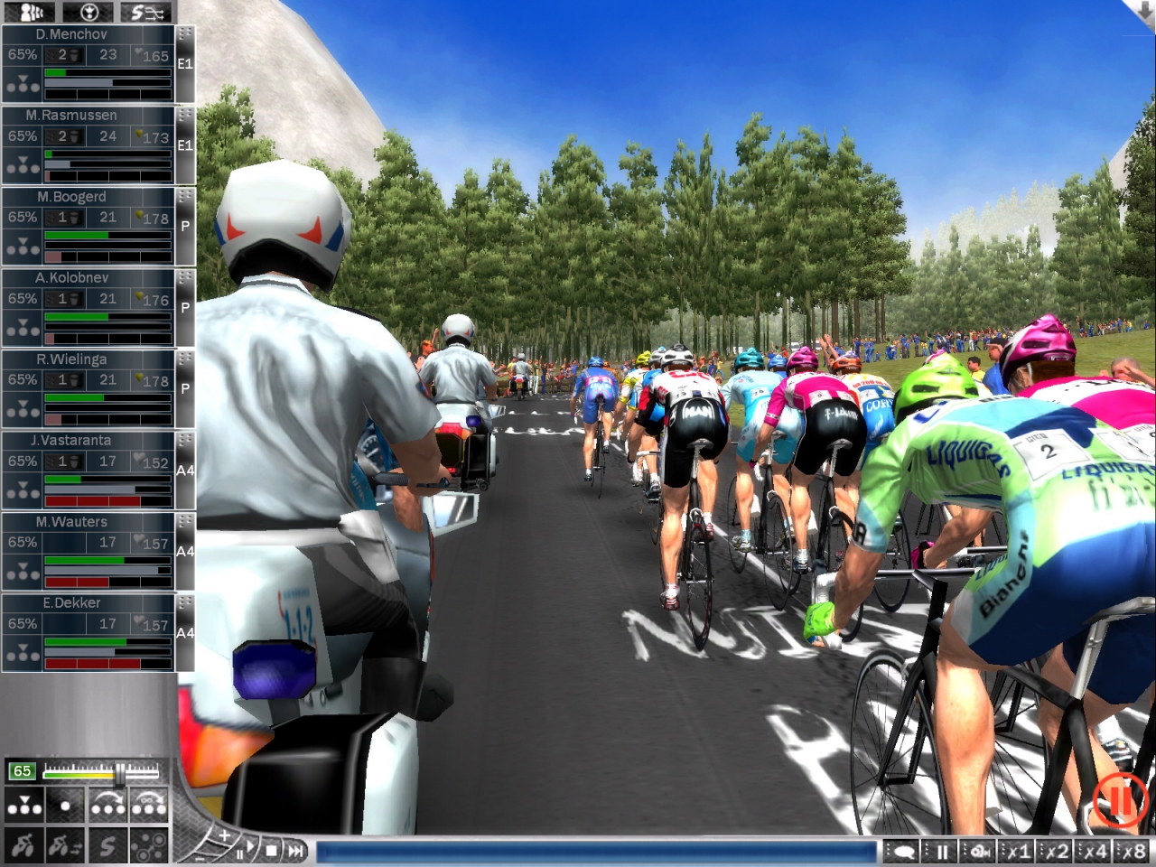 Pro Cycling Manager fait du vélo