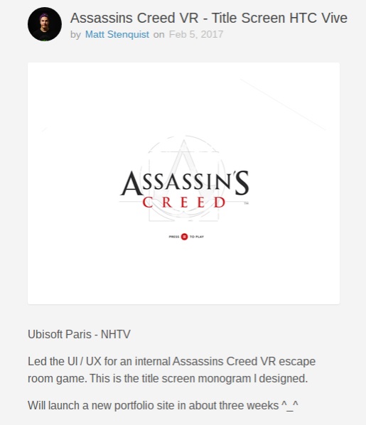 Assassin's Creed : un spin-off VR en vue ?
