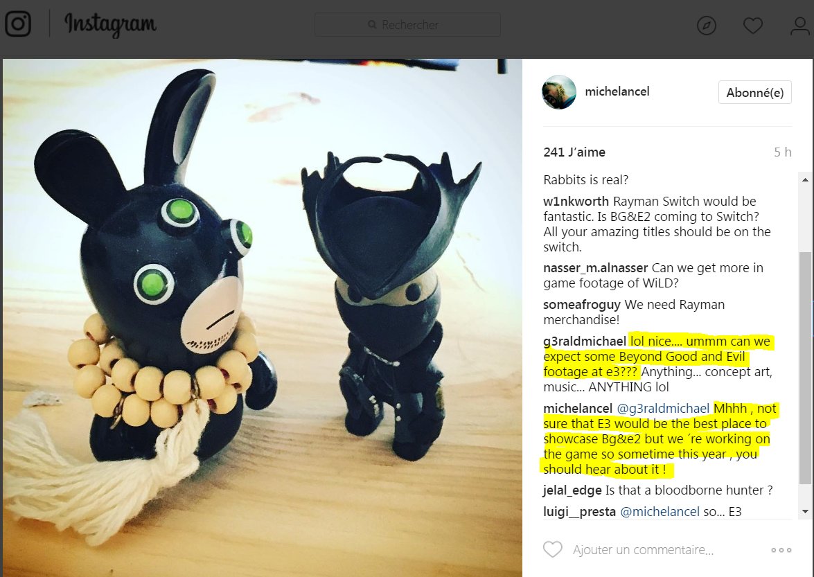 Beyond Good & Evil 2 : on entendra parler du jeu cette année, mais probablement pas à l'E3