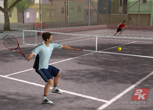 Top Spin sur le court