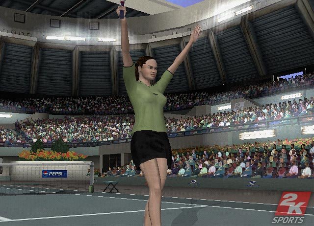 Top Spin frappe la balle jaune