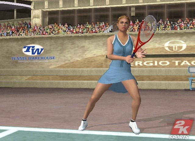 Top Spin frappe la balle jaune