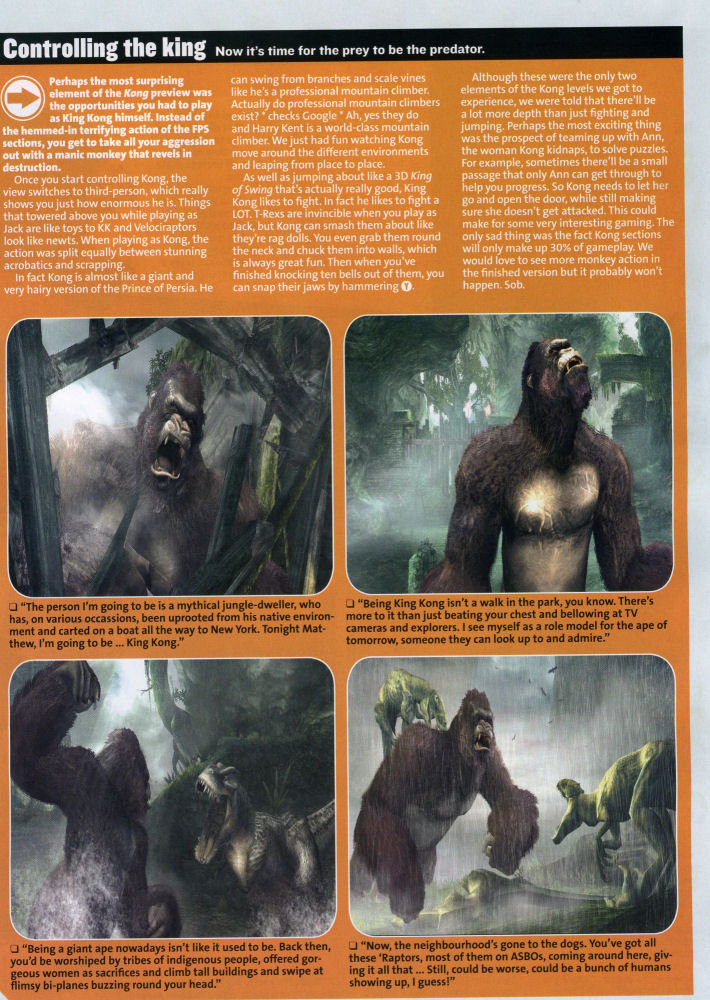 King Kong dans le Nintendo Mag