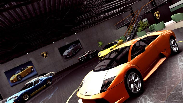 Test Drive Unlimited sort du garage