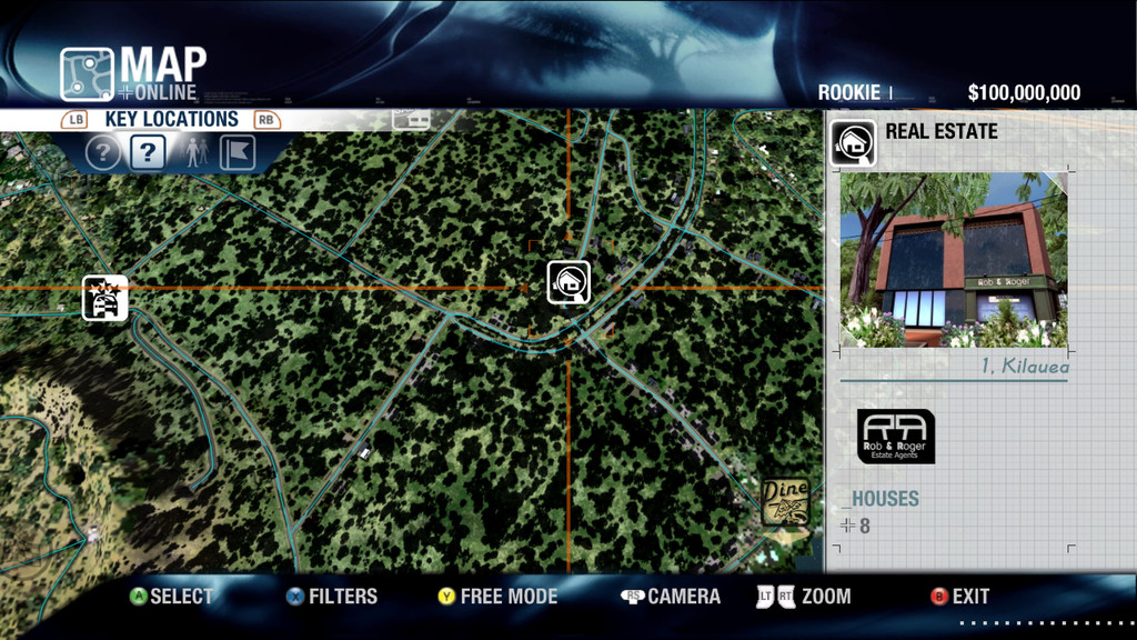 Test Drive Unlimited dans les menus
