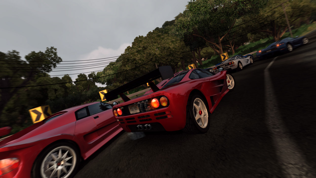Test Drive Unlimited dans la place