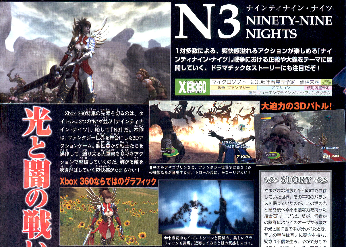 Ninety-Nine Nights se dévoile