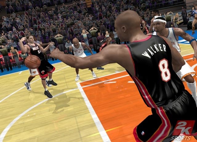 NBA 2K6 dribble en images